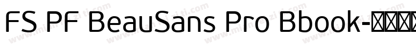 FS PF BeauSans Pro Bbook字体转换
